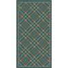 Vilber Wales, Tappeto verde 02 (52 x 100 x 0,2 cm), PVC poliestere, antiscivolo, lavabile, resistente al calore, con possibilità di tovagliette e runner da tavolo in set