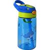 TSLBW Bottiglia 480 ml Borraccia per bambini con cannuccia Senza BPA Borraccia Sportiva Bottiglia Acqua riutilizzabile borraccia sportiva a prova di perdite per campeggio, scuola, asilo blue