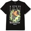 Funko Boxed Tee: Attack On Titan: Levi Ackerman - Large - (L) - T-Shirt, Maglietta - Vestiti - Idea Maniche Corte per gli Adulti Uomini e Donne - Merchandising Ufficiale Fans
