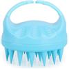 FREATECH Massaggiatore Cuoio Capelluto Spazzola Shampoo con Setole Lunghe e Morbide in Silicone per Cura Capelli e Massaggio Testa, Spazzola Lava Capelli per Forfora e Crescita Capelli, Azzurro