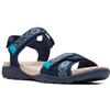 Clarks Amanda Step, Sandali da Donna, Blu (Navy Suede), 38 EU