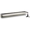 Oase 70773 Waterfall XL 90 - Cascata in 90 cm di Larghezza | Effetto Acciaio Inossidabile | per Giochi d'Acqua in Giardino ed Esterni | per Montaggio su pareti e pareti | per Stagno, Piscina, fontane