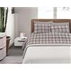 IlGruppone Il Gruppone Passione Casa Completo Letto in Cotone Di Flanella Calda e Morbida Anti Pilling - Set Lenzuola Flanellato 3 Misure parure con Federe(Singolo, Tartan Grigio)