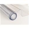 BIANCHERIAWEB Tovaglia Antimacchia Plastificata PVC Trasparente Proteggi Tavolo 140x160 Trasparente