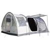 Skandika Simo 4 persone | Tenda familiare a tunnel, fondo cucito, colonna d'acqua 3000 mm, cabine oscurate, zanzariera, 3 ingressi (450 x 260 cm)