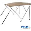 Pimar Tendalino 3 archi BEST PRICE in alluminio Ø25mm barca, gommone 150/170 nautica