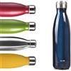 IBILI Borraccia termica a doppia parete blu 500 ml, acciaio inox 18/10, doppia parete, riutilizzabile