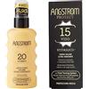 Angstrom Protect Latte Solare in Formato Spray, Protezione Solare Corpo 20+ & Crema Solare Protezione Viso SPF 15, Stimola la Produzione di Melanina con il Total Tanning System