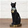 Tyenaza Statua di Gatto Egiziano, Statua in Resina di Gatto Egiziano Scultura Fatta a Mano di Gattoes, Regali di Artigianato di Ornamento per la Stanza di Casa Ornamento