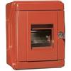Legrand 38083 Sicurezza di sicurezza (rosso) IP 55-IK 07 per 4 moduli, incl. serratura integrata della cassetta delle chiavi, multicolore
