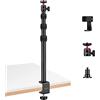 Victiv 37cm-105cm Supporto per Fotocamera da Tavolo, Treppiede da Tavolo con Adattatore a Vite da 1/4 per Canon DSLR, Supporto per Lampada da Tavolo Regolabile per Fotocamera, Luce ad Anello, Webcam
