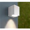 Applique Quadrata Monodirezionale IP65 - GU10 Bianco