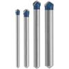 BOSCH NS2000 - Set di 4 punte per piastrelle in pietra naturale con punta in carburo per forare piastrelle in pietra naturale, granito, ardesia, ceramica e vetro, facile applicazione senza acqua