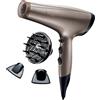 Remington Asciugacapelli 2200W - Griglia in Ceramica infusa di Cheratina e Olio di Mandorle per morbidezza - 3 livelli di riscaldamento, 2 livelli di ventola+raffreddamento, Ion Keratin AC8002