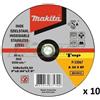 Makita Dischi da taglio Ø 230 mm. P-52233 EX P-53067Makita CONFEZIONE DA 10 PEZZI INOX