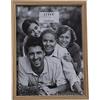 DRW Set 2 portafoto per fotografia da 15 x 20 cm in legno dm e carta naturale 16,8 x 21,8 x 2 cm