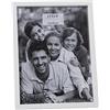 DRW Set di 2 portafoto per foto da 15 x 20 cm in legno dm e carta bianca 16,8 x 21,8 x 2 cm