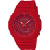 G-Shock Orologio G-Shock Gs Basic Rosso Multifunzione Uomo GA-2100-4AER