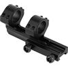 FOCUHUNTER Supporto per Base per cannocchiale a Doppio Anello Supporto per Adattatore Regolabile 25,4 mm/30 mm Offset Supporto per Base estesa Picatinny a sbalzo 1/30 mm per Guida Picatinny da 20 mm