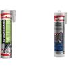Fischer KD High Tack Sigillante Adesivo ad Altissima Presa Iniziale, Bianco, 290 ml, 545171 & Dec Cemento Espresso