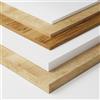 Baikal Piano di lavoro in legno per bagno, in melammina 16 mm. Piano da tavolo. Varie finiture e misure. Combinabile con qualsiasi mobile modulare controsoffitto in legno 1,6 cm 100 cm rovere Vinda