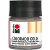 Marabu Metallic Effetto di Colore, Colorado Gold, 50 ML, in Vetro, Antracite Metallizzato,