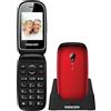 MAXCOM Cellulare Maxcom MM816 FREQUENCY:GSM 850/900/1800/1900 2.4IN 240X320PX SC6531E 32MB+32 MB Rosso/Nero [MM816 RED]