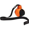 DINGO GEAR WWW.DINGOGEAR.COM 1977 Dingo Gear, palla da allenamento 9 cm, nero/arancione con manico, 65 cm, materiale french Nylcott Training Gioco Apport IGP Obedience S02814