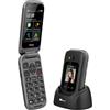 TTfone TT970 - Telefono cellulare per anziani a tasti grandi con apertura Flip, Whatsapp, 4G - Con telecamera 8MP e compatibile con apparecchi acustici e pulsante di assistenza di emergenza