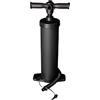 Bestway Pompa per gonfiaggio Air Hammer, plastica, Ø 10, 8 x 48 (Al) cm, 3 adattatori, pressione massima 0,8 bar, tubo di 185 cm, nera