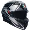 Agv casco integrale K-3 E2206 MPLK Compound - Matt Black Grey Tg L