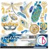 Blocco di Carte Scrap Indigo cm 15 x 15