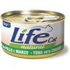 Life Pet Care Life Cat Natural Tonno con Pollo e Manzo - Life Pet Care - Life Cat Natural Tonno con Pollo e Manzo - 85GR