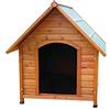 Croci Chalet - Cuccia per cani, Cuccia da esterno in legno, Piedini regolabili, 72X76X76 CM