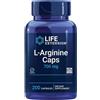 Life Extension, L-Arginina, 700 mg, Alta Dose, 200 Capsule vegane, Testate in Laboratorio, Senza Glutine, Vegetariane, Senza Soia, Senza OGM