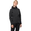Jack Wolfskin Bornberg Felpa con Cappuccio W, Giacca Softshell Donna, Nero, M