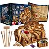 Dr. Daz Dr.Daz - 12 Pietre e Cristalli di tesori dei Pirati-Gioco di esplorazione di scavi archeologici per Bambini 5 6 7 8 9 10 Anni