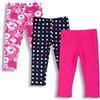 Chicco Set di Leggings Stile Capri in Cotone, Pantaloni Sportivi Bambine e Ragazze, Fucsia, 5 Anni