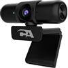 Cyber Acoustics CA Essential Webcam 1080HD-AF - Webcam USB per desktop o notebook, webcam 1080p, messa a fuoco automatica HD, correzione della luce, microfono omnidirezionale (WC-2000)