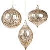 GOODWILL Pendente Di Natale Decoro Effuso Champagne Cm 10