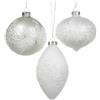 GOODWILL Pendente Di Natale Con Pennacchio Bianco Cm 10