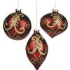 GOODWILL Pendente Di Natale Rondine Rosso Cm 10