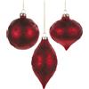 GOODWILL Pendente Di Natale Decoro Floreale Rosso Cm 8