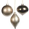 GOODWILL Pendente Di Natale Grigio E Marrone Cm 8