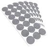 Adsamm® / 105 x feltrini autoadesivi/Grigio/ø 30 mm/Rotondo/piedini per mobili in feltro da 3.5 mm di spessore/pad protettivi per arredi