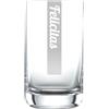 Miriquidi Bicchiere da acqua con incisione, 1 pezzo, vetro Schott da 255 ml, lavabile in lavastoviglie, con incisione laser personalizzata