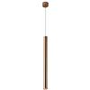 Naiyn Lampada a sospensione moderna a LED creativa Bancone bar dorato Faretto cilindrico Lampada da soffitto a sospensione a tubo lungo Lampadario regolabile in altezza per illuminazione dell'isola de