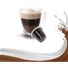 Kickkick Capsule Mocaccino Compatibili con Nespresso (10PZ) Made in Italy Cialde Mokaccino Aromatizzate al Caffè Solubile Cioccolato Latte Compatibili con Macchina Caffè Nespresso