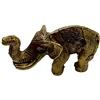 VIE Naturals - Statuetta in miniatura in ottone, elefante 3, multicolore, taglia unica