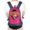 NHSUNRAY Pet Carrier Zaino per Piccolo Cane Gatto Puppy (8lbs Less) On-the-Go Viaggio Pet Anteriore Posteriore Borsa Soft Traspirante Mesh Pup Pack 42 * 38 * 20cm (Rossa)